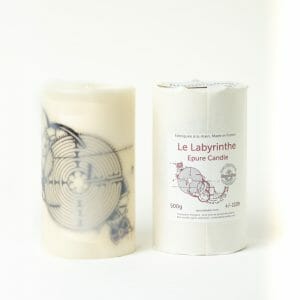 bougie pilier blanche